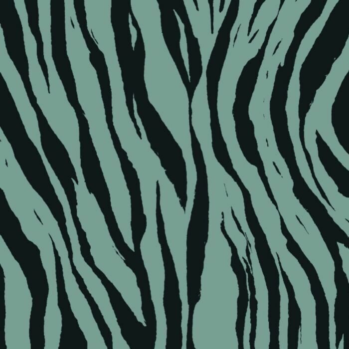 Printed Spandex Zebra Vertical Animal Stripe