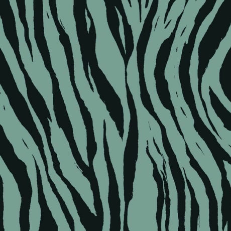 Printed Spandex Zebra Vertical Animal Stripe
