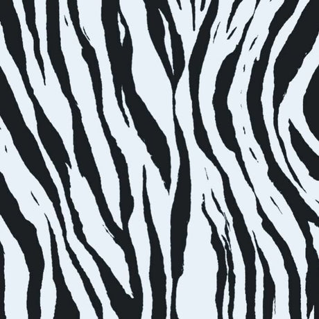 Printed Spandex Zebra Vertical Animal Stripe