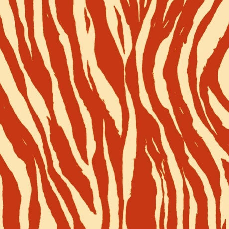Printed Spandex Zebra Vertical Animal Stripe