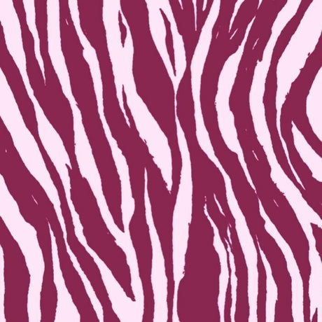 Printed Spandex Zebra Vertical Animal Stripe