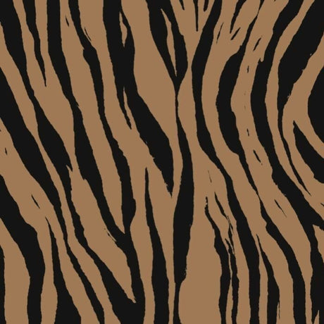 Printed Spandex Zebra Vertical Animal Stripe
