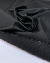 Wool Jacquard Fabric Black Striped