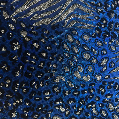 Nylon Spandex Safari Hologram Foil Fabric