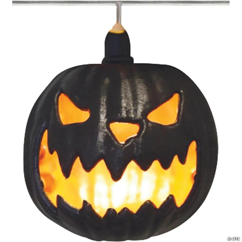 40" Pumpkin Jack-o-Lantern String Lights