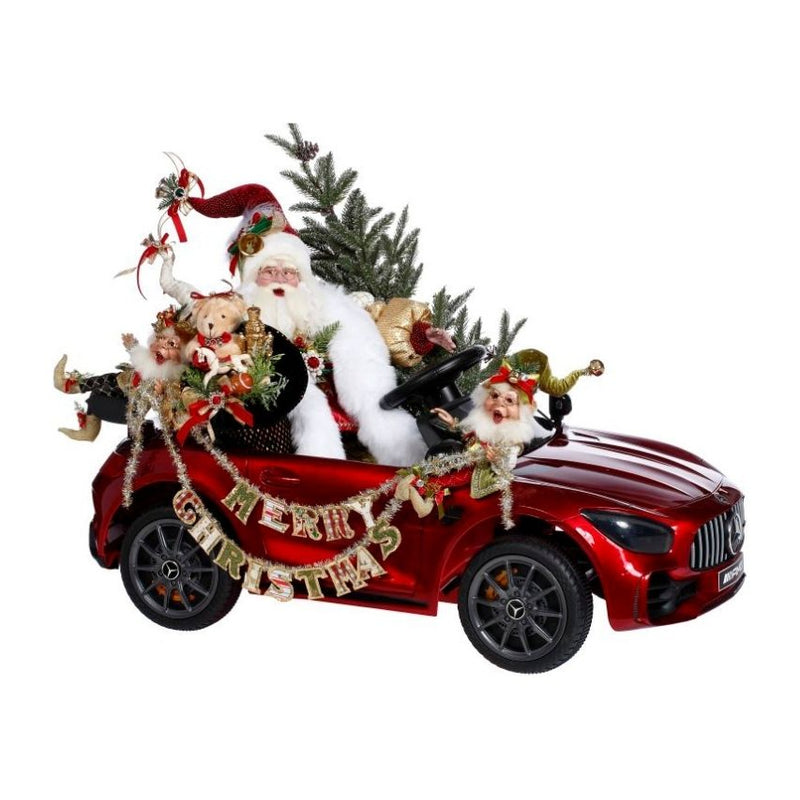 24" Santa's Hot Rod - Mark Roberts