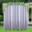 Velvet Backdrop Drape 16 ft x 57 in Silver