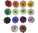 Embroidered Flower Applique 3 Inch