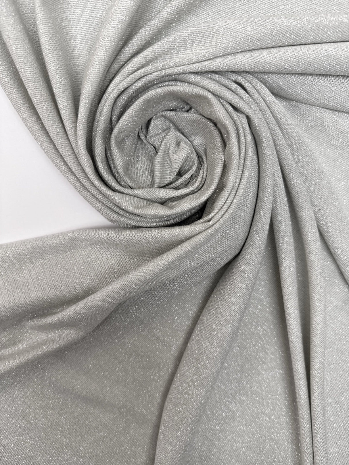 Viscose Lurex Knit Silver