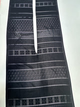 Black Polyamid Elastane Jacquard Knit