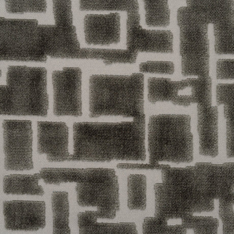 Cut Velvet Upholstery Fabric Maze Geometric