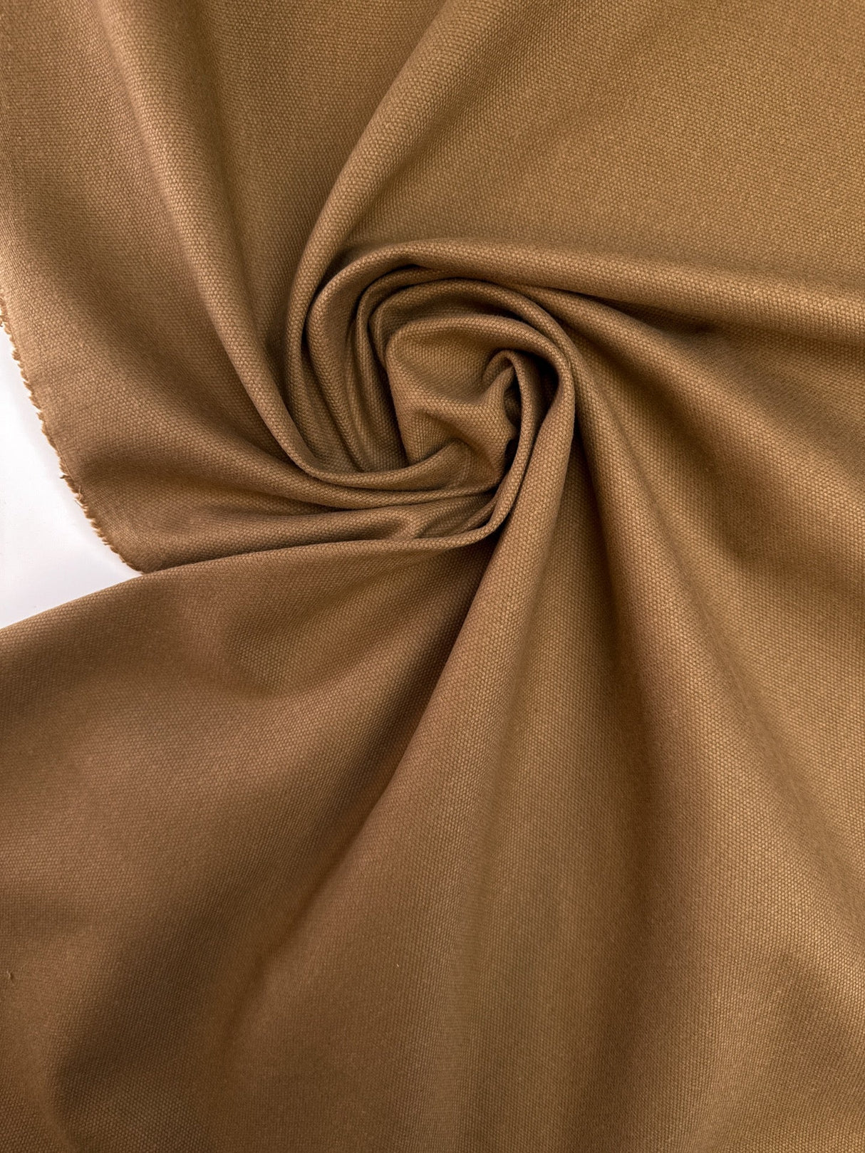 Cotton Basket Weave Fabric Brown