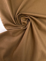 Cotton Basket Weave Fabric Brown