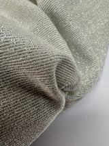 Viscose Lurex Knitted Fabric Silver