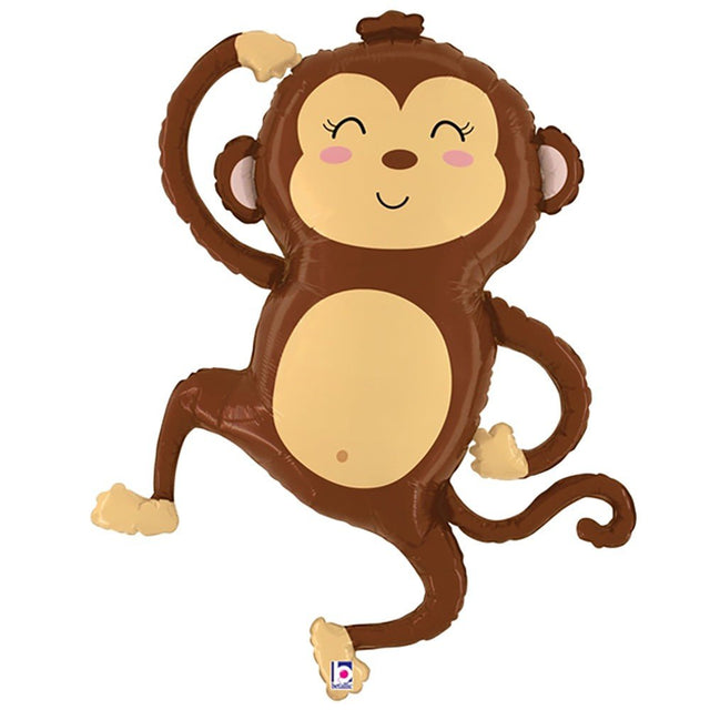Foil Balloon Jungle Monkey 41 Inch