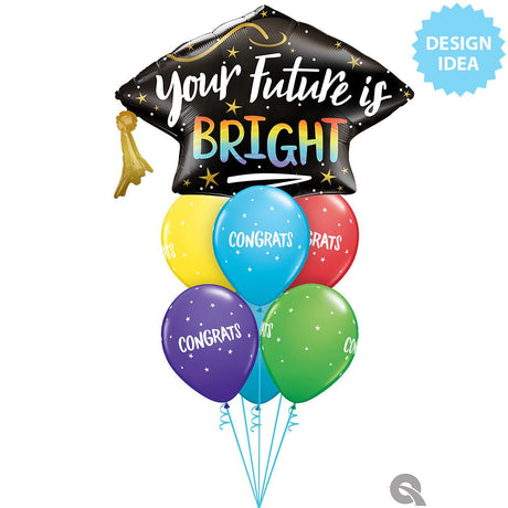 Grad Cap Foil Balloon