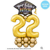 Grad Cap Foil Balloon
