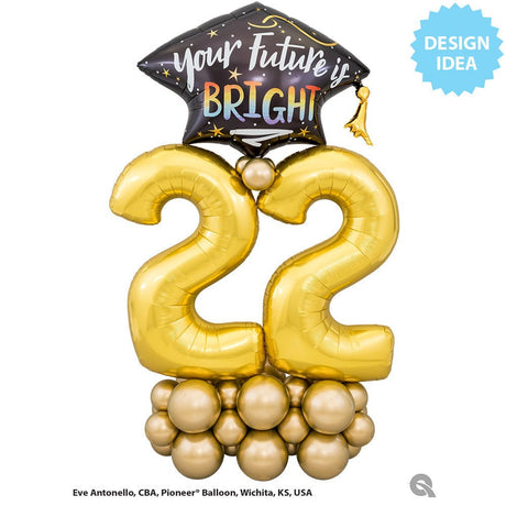 Grad Cap Foil Balloon