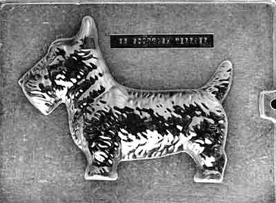 Scottish Terrier Dog Chocolate Mold - Side B