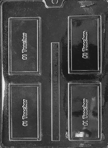 #1 Teacher Card Chocolate Mold - LPBC015