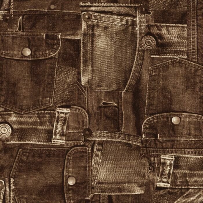 Printed Spandex Denim Look Stretch Fabric