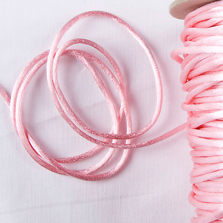 1mm Light Pink Rattail Cord