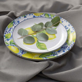 20 Count Elegant 8 Inch Earthtrends Tuscan Design Disposable Paper Plates