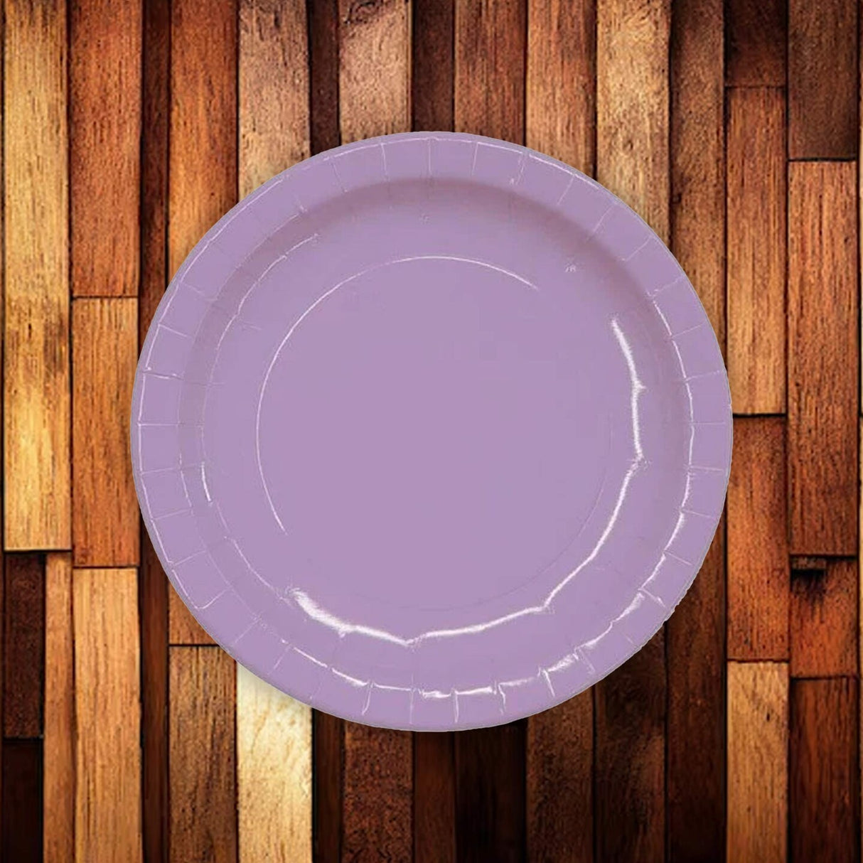 8 Count Lavender Paper Plates Waterproof Coated Disposable 7 Inch Durable Party Supplies