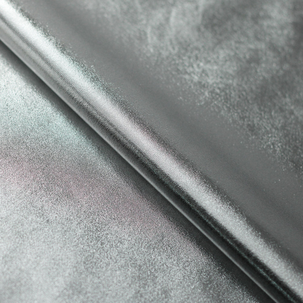 Shimmer Lame Polyester Spandex Fabric - Solid Hologram, Multiple Colors, 58/60" Width (1 Yard)