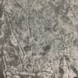 Silver Flocking Crushed Velvet Upholstery Fabric,