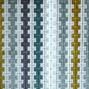 1 yarda de tela de terciopelo cortado geométrico Aiden Ancho: 54"