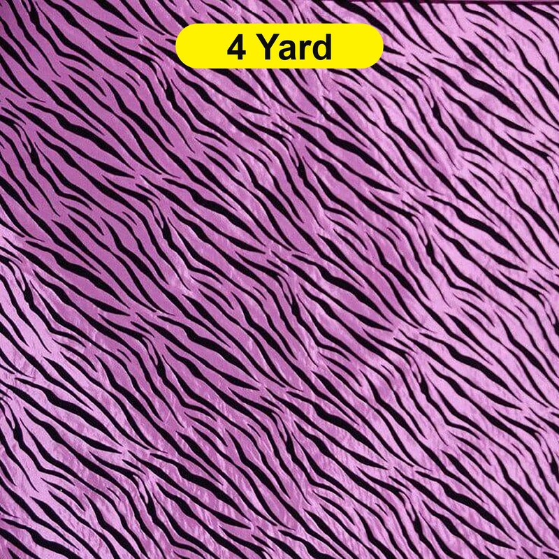 Zebra Flocking Taffeta Flocking Velvet Zebra Fabric 60" Wide
