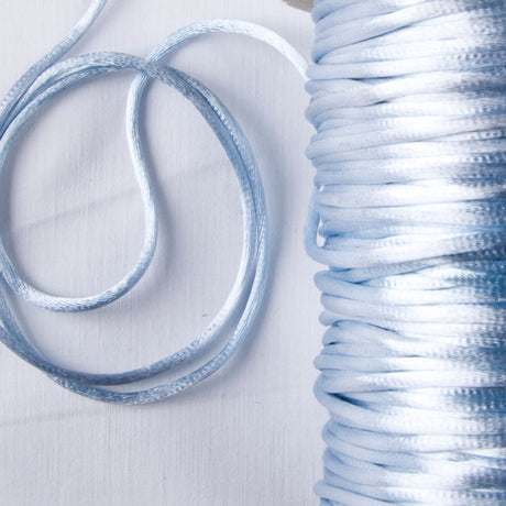 1mm Light Blue Rattail Cord