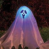 20 Inch Color Changing Ghosts On Posts Family Friendly Halloween Decoration