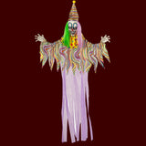 66 3/4" Light Up Hanging Clown with Sounds Halloween Decoration