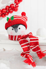 6" Penguin Head Ornament