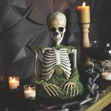 Animated Mossy Skeleton Tabletop Halloween Decoration 9 3/4" x 14 3/4"