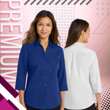 Port Authority® Carefree Poplin Shirt Womens Shirt