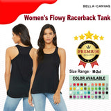 BELLA + CANVAS® Women's Flowy Racerback Crew Neck Tank - 8800