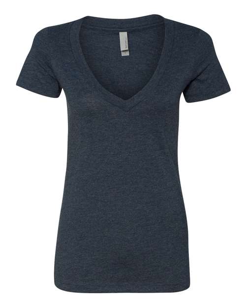 Next Level Women's CVC Deep V-Neck T-Shirt