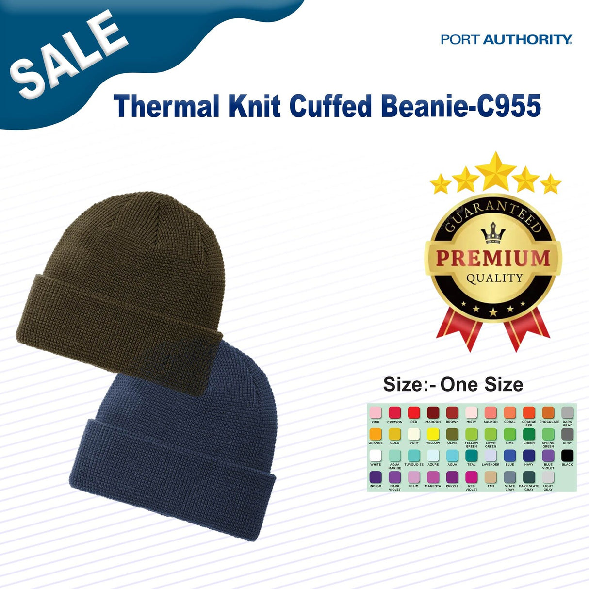 Port Authority® Thermal Knit Cuffed Beanie