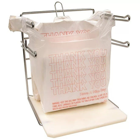 Small T Shirt Carry Out Bags 7 x 5 x 15 Inch Thank You Print