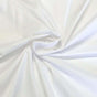 Solid Poly Cotton White Lining Fabric - White, 58"/60" Width (1 Yard)