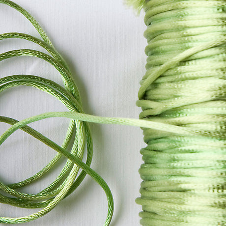 1mm Apple Green Rattail Cord