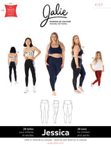 Sewing Pattern Jessica Leggings with Side Pocket by Jalie
