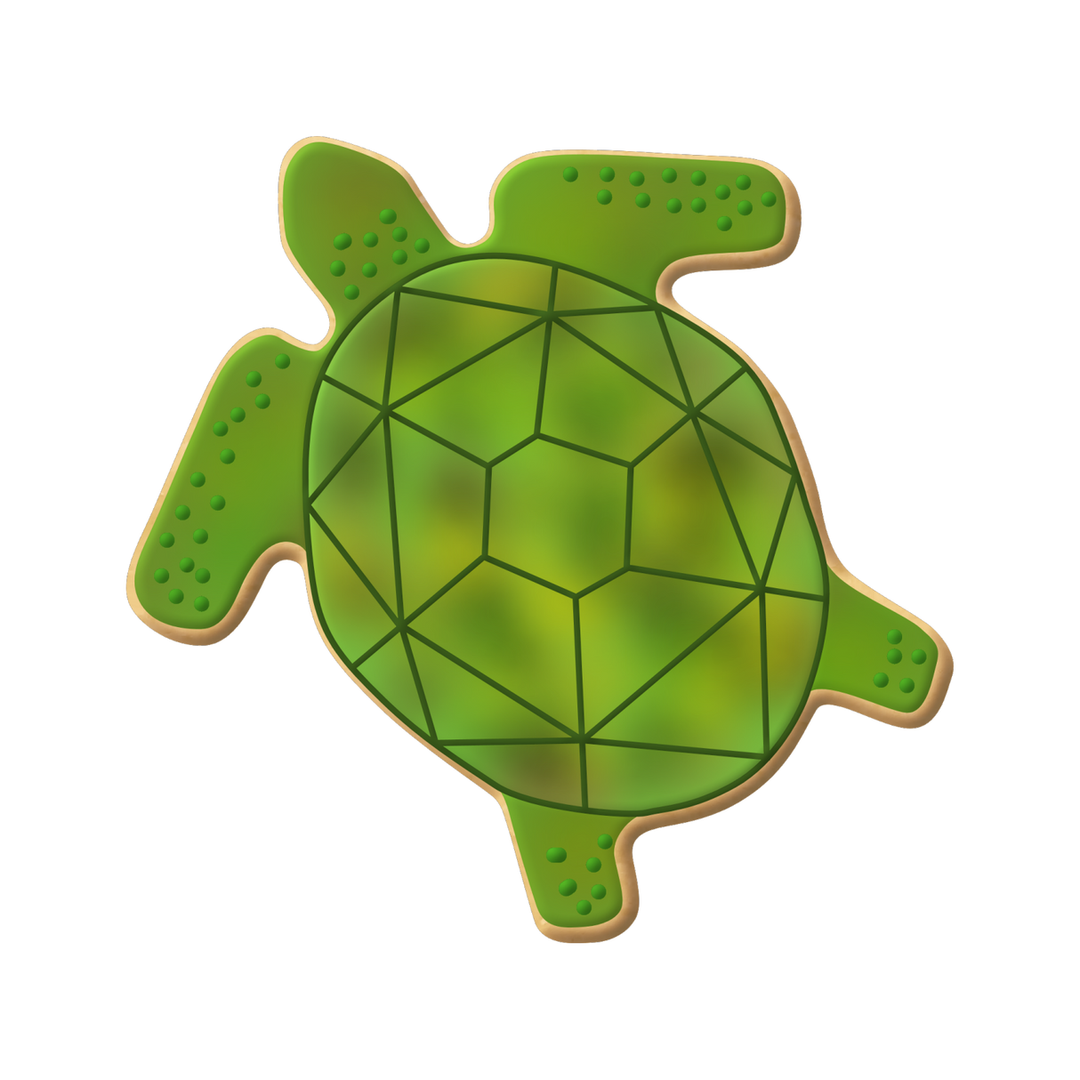 Mini Sea Turtle Cookie Cutter 1.5 In. M173