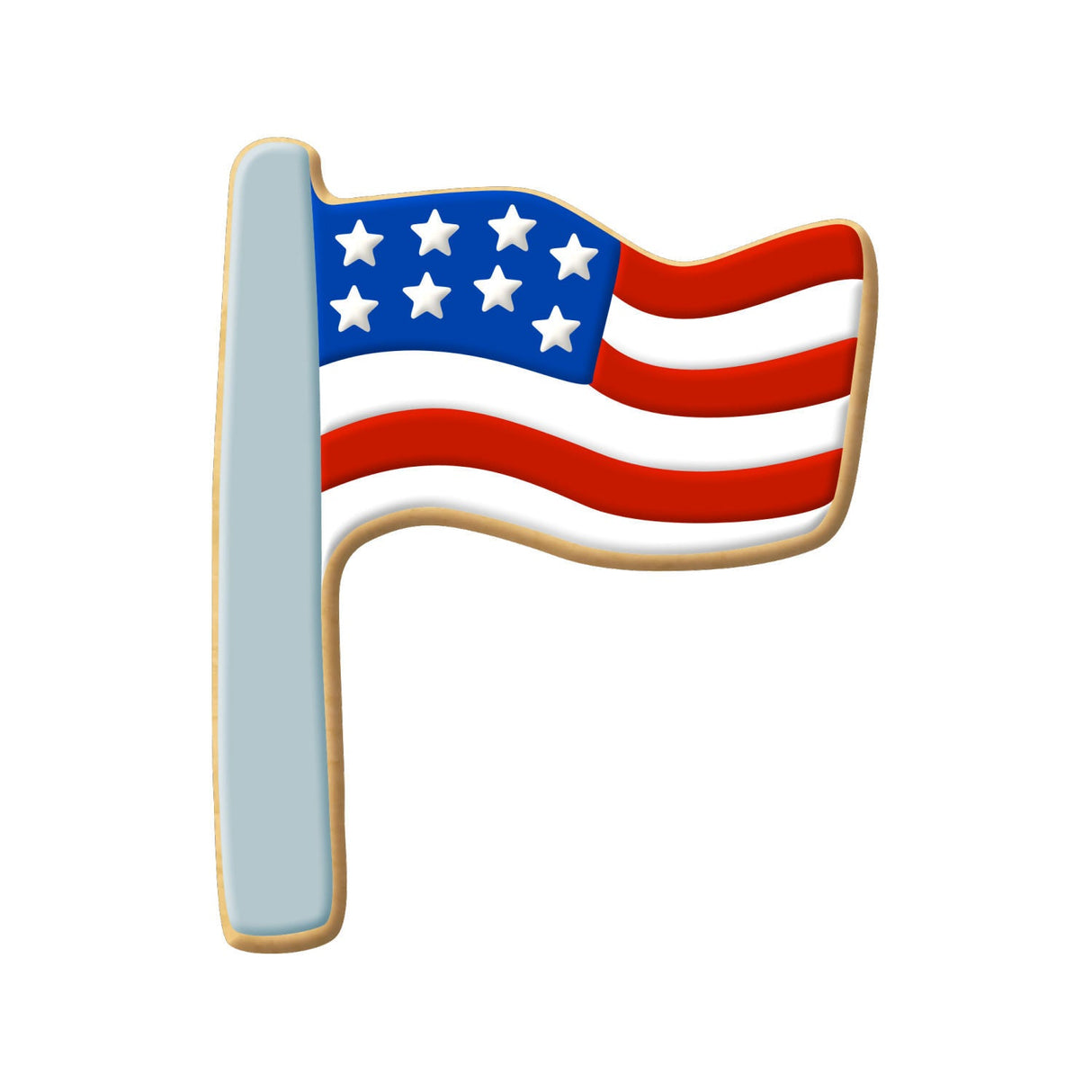 Mini Flag Cookie Cutter 1.25 in M96