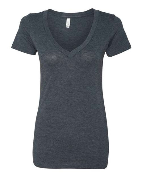 Next Level Women's Triblend Deep V-Neck T-Shirt