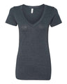 Next Level Women's Triblend Deep V-Neck T-Shirt