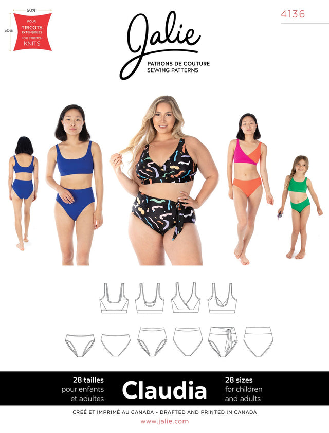 Sewing Pattern Claudia Bikini by Jalie